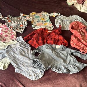 Cat & Jack Red and Blue Casual Bottoms